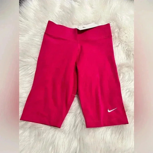 Nike Pants - Nike NWT hot pink biker shorts sz XS